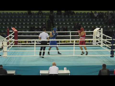 (91kg)GEO Youth Boxing SEMI-FINAL16-11-2019 RED Ambako KHARALASHVILI Sigh.VS BLUE Saba AKHALAIA Zug.