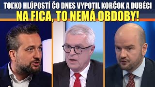 Blaha Toľko Nezmyslov Čo Dnes Natrepali Korčok A Dubéci Na Fica, To Nemá Obdoby