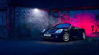 Toyota MR2 Light Painting Photography Retouching