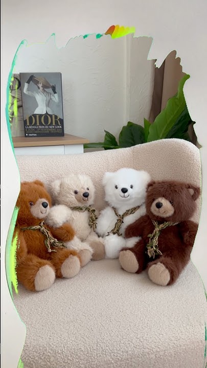 Мишка 45 см в 4 цветах🧸 Артикул OZON 1865187025 #ozon #мягкиеигрушки # ...