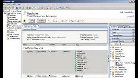 Configuring Forefront TMG to block specific Websites (URL)