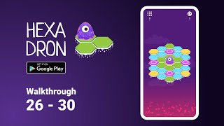 Hexadron - Walkthrough 26-30 Levels. Logic Puzzle Game for mobile! (Android) screenshot 5