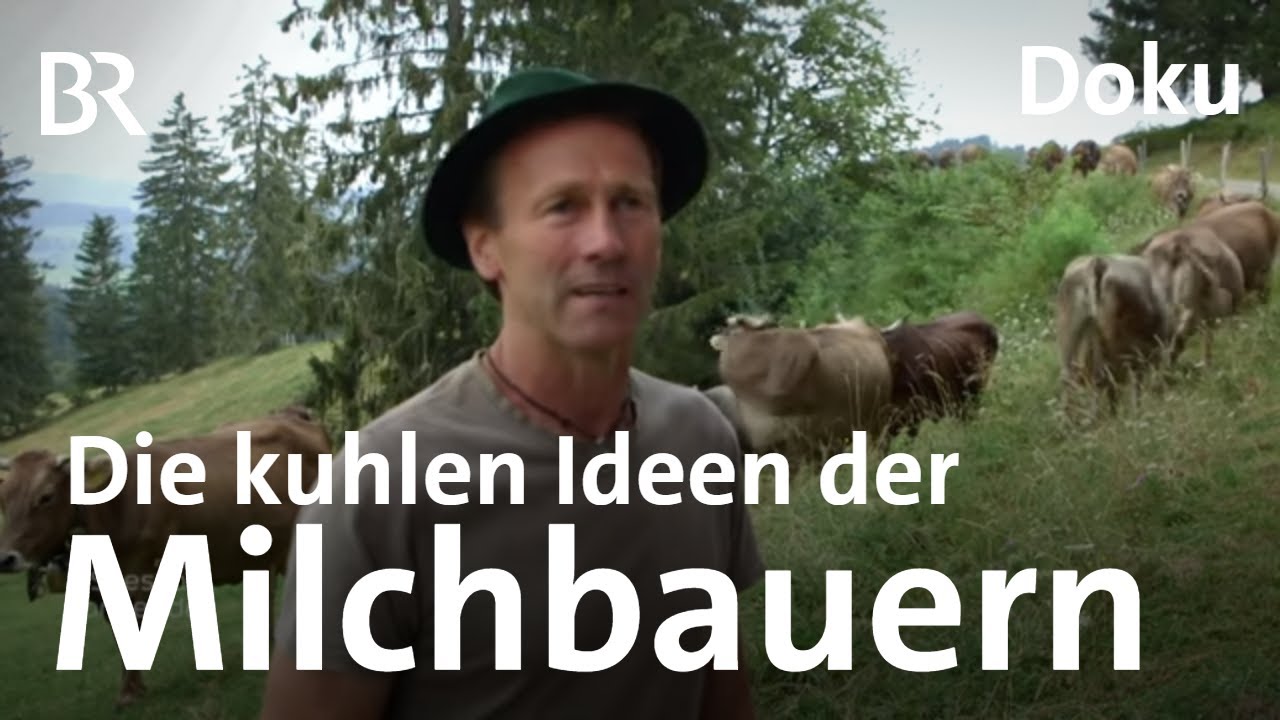Standhafte Bauern mit Milch-Kühen: Bildband zeigt besondere Landwirtschaft im Allgäu | BR | Doku