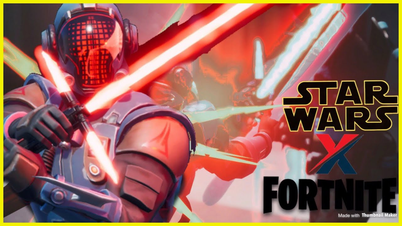 The most intense light saber battle in Fortnite YouTube