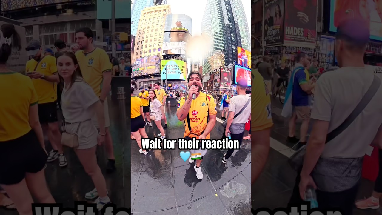 Ishq Mubarak in New York❤️🇮🇳 #bollywood #indian #singing #viral #explore