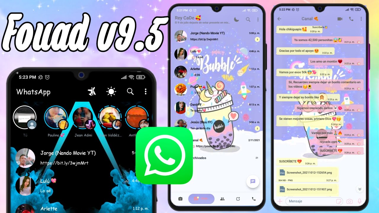 Fouad WhatsApp 9.5 Actualización Final, Sin errores 2021 YouTube