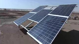 Solar System Experiment With Traditional Salt Farmer Of Little Raan Of Kutch.