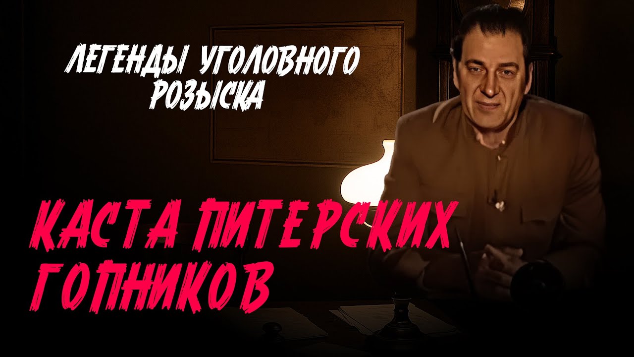 Легенды уголовного розыска | КАСТА ПИТЕРСКИХ ГОПНИКОВ