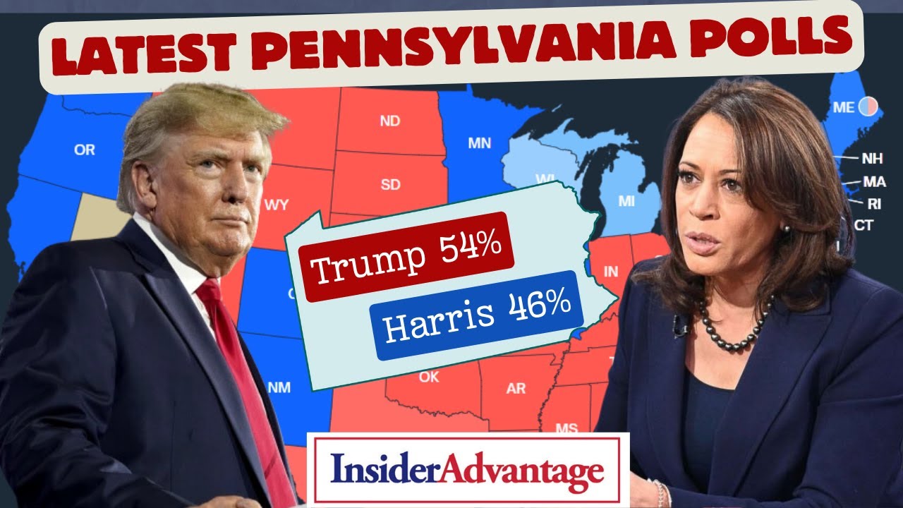 Trump Leads Latest Pennsylvania Polls | Polls USA 2024 | Trump vs ...