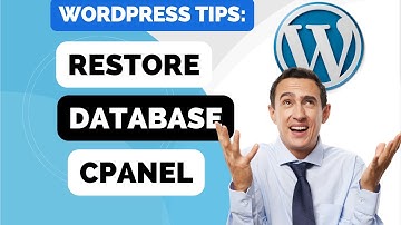 How To Restore Your Wordpress Database On cPanel