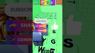 Keyboard Obby #roblox #robloxgames #robloxshorts