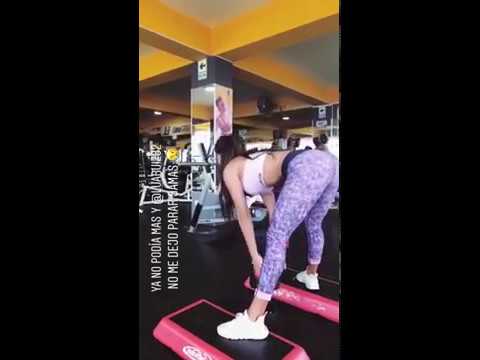 Ivana Yturbe en el gimnasio