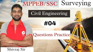 Surveying Quest. Practice For Vyapam Sub Engineer Exam 2022 by #shivraj  Sir#vyapamse #vyapam #mppsc