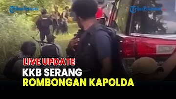 🔴KKB SERANG ROMBONGAN KAPOLDA PAPUA TENGAH, EMPAT POLISI TERLUKA