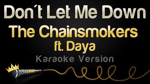 Don't Let Me Down Karaoke version - Karaoke performance video thumbnail