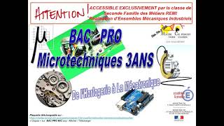 Bac Pro Microtechniques - Les thèmes étudiés par les élèves au Lycée Charles Poncet de Cluses