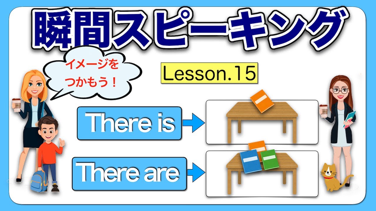 英語スピーキング No 15 There Is There Are 瞬間英作文 イメージをつかもう Youtube
