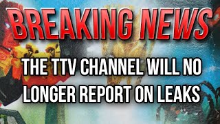 CHANNEL NEWS: TTV No Longer Reporting on Lego Leaks