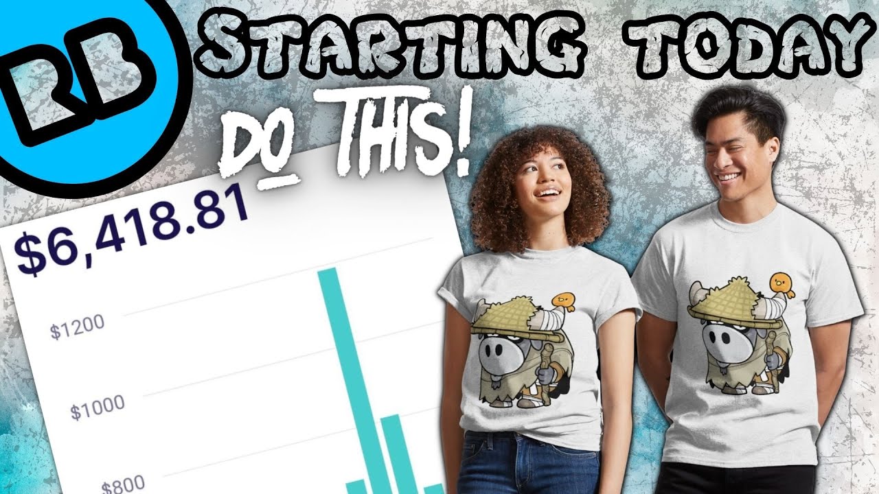 Starting All Over On Redbubble? Watch This!