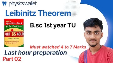 Leibnitz Theorem 02 |  Successive Differentiation | B.sc 1st Year TU | #calculus #leibnitztheorem