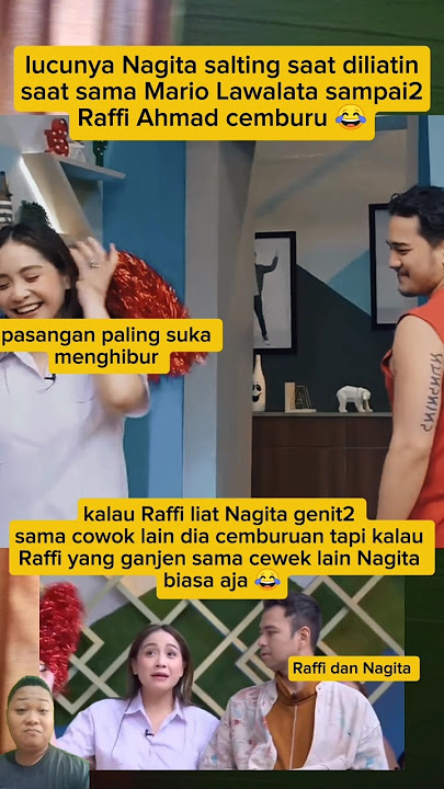lucunya Nagita salting saat diliatin sama Mario Lawalata sampai2 Raffi cemburu 😂#short#video#