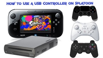 How To Use a USB Controller On Splatoon (PS4 Dualshock Xbox One Pro Controller)