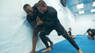 Andre Galvao Grapples With UFC Champion Israel Adesanya at Atos Jiu-Jitsu