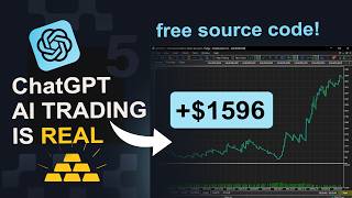 FREE! | How I Built a XAUUSD Trading Bot That Makes $1,596 Using ChatGPT (BOS & Swing Strategy)💸💸💸