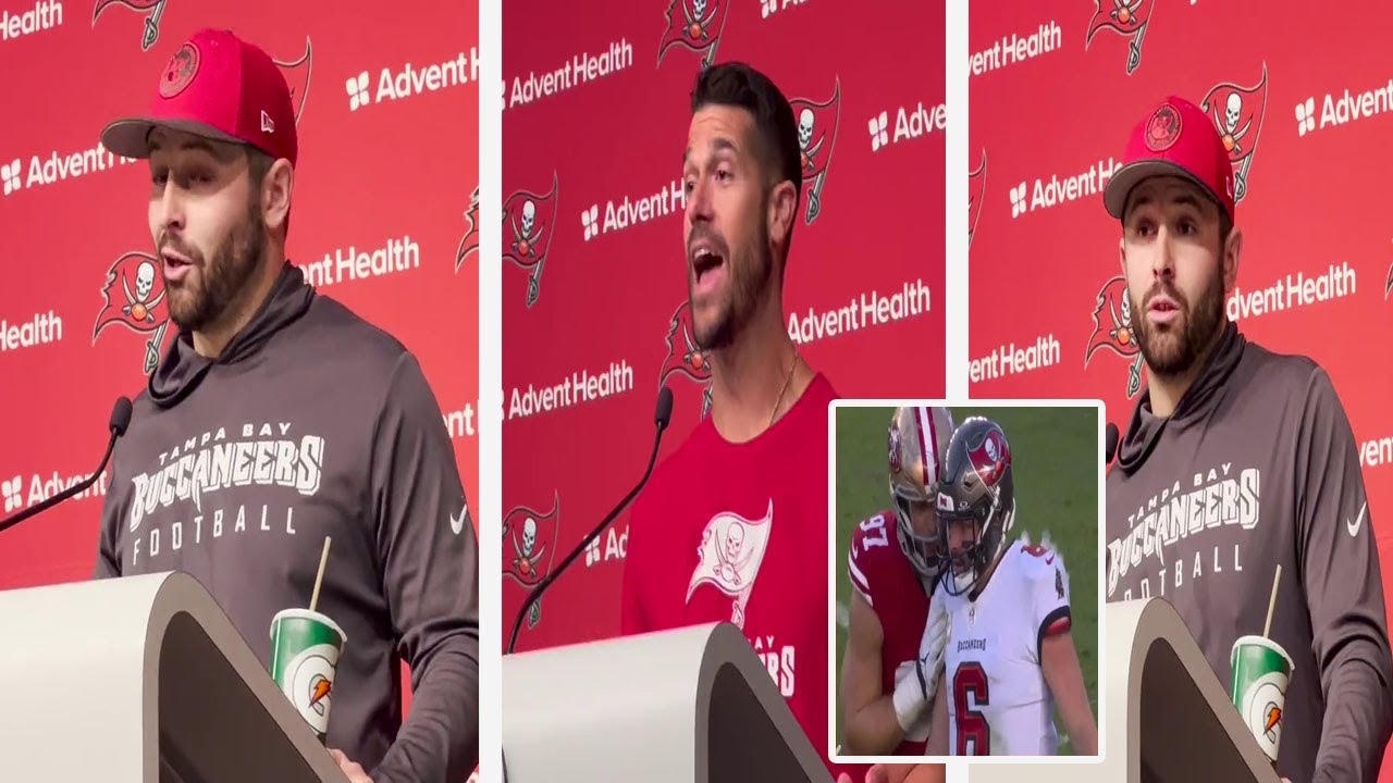 Baker Mayfield Reaction On Nick Bosa Horse Collar Tackle & Bucs OC Dave