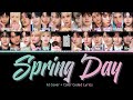 NCT OT25 Spring Day BTS AI Cover Color Coded Lyrics NCT OT25 Spring Day BTS AI Cover Color Coded Lyrics