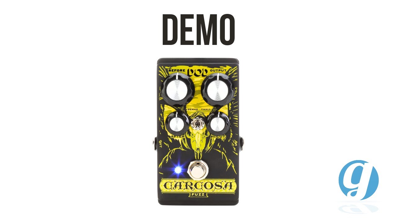 DOD Carcosa Fuzz Pedal Demo (no talking) #guitarpedals #fuzzpedal 
