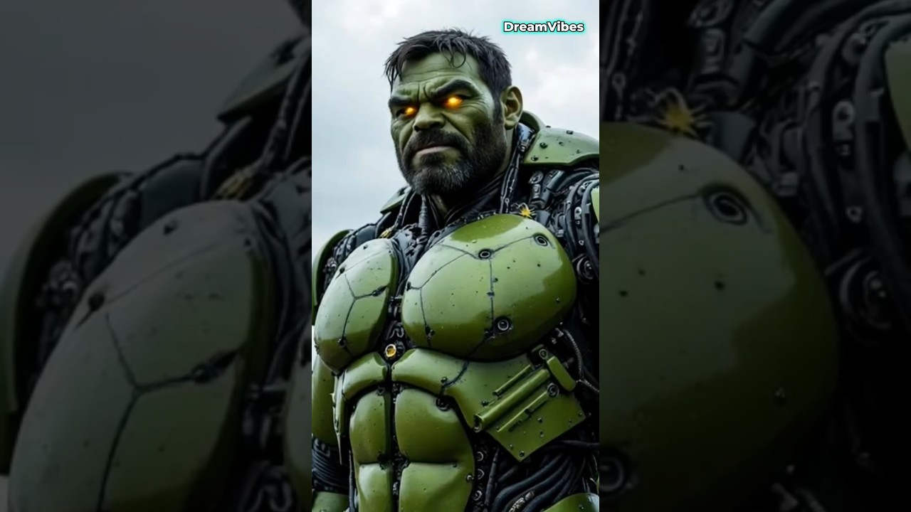 Hulk Robot Form | AI Mashup | Hulk as Cyborg Superhero