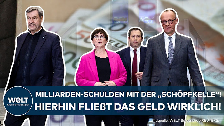 MEGA SCHULDEN-PAKET: Schuldenbremse adé! In diese Bereiche fließen die Milliarden der SPD und Union