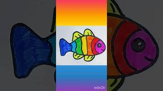 Rainbow fish Drawing