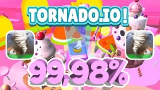 Tornado.io Gameplay - Candyland (99,98%) - (iOS) screenshot 3
