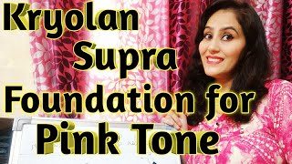 Kryolan Supra Foundation for Pink Tone(Part#3)//Simmi Makeover