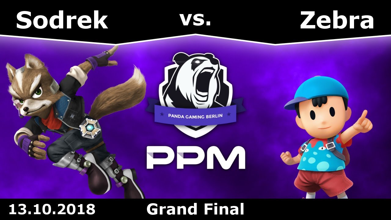Big PPM X - Sodrek (Fox) Vs. Zebra (Ness) - Grand Finals
