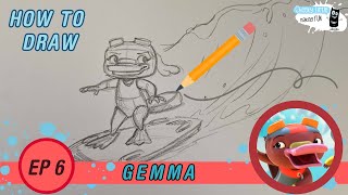 How To Draw Gemma from Kangaroo Beach! 🎨 | Read. Write. Draw! Ep. 6