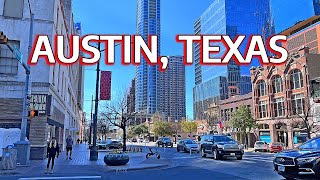 Austin, Texas 🇺🇸  4K Walking Tour of Texas Capital City's Downtown (With Captions)