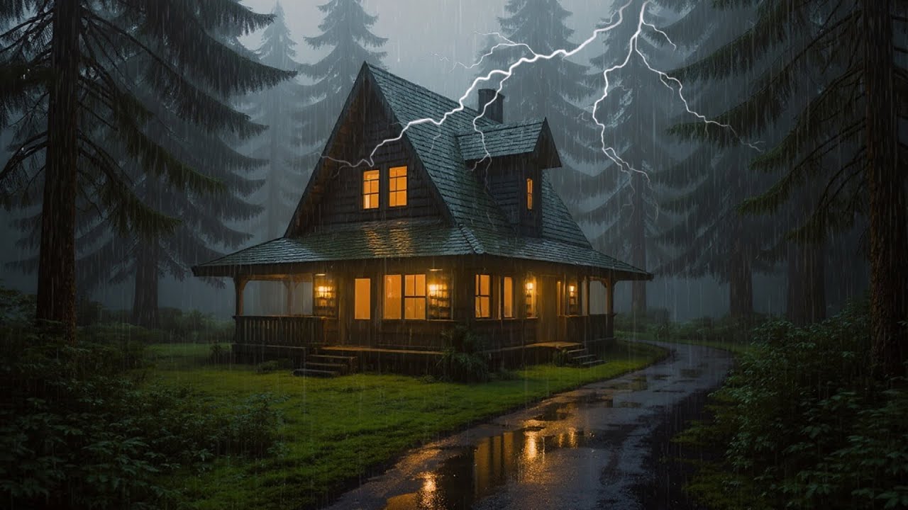 Deep Sleep Guaranteed – Powerful Rain and Thunder Sounds