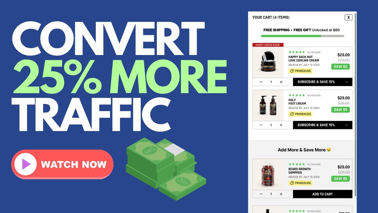 Unlock 25% More Revenue: Fix Your Shopify Cart Abandonment!