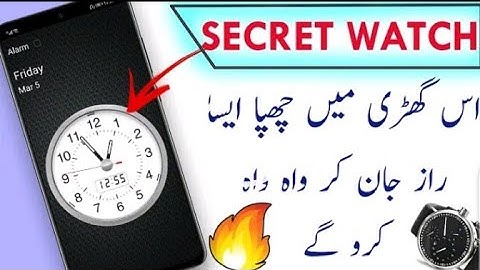 How To Hide Photos And Videos | secret clock vault photo video locker | Android tricks