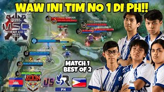 MSC Di Mulai!! GAMEPLAY TIM No 1 Di PH (RSG PH) Ngeri banget TeamWorknya sumpah!!! match 1