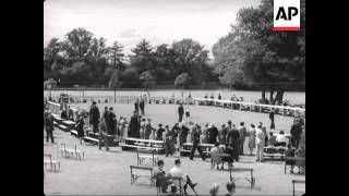 HORSE RACING - B/W - NO SOUND
