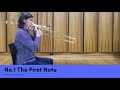 Essential elements  1 the first note trombone