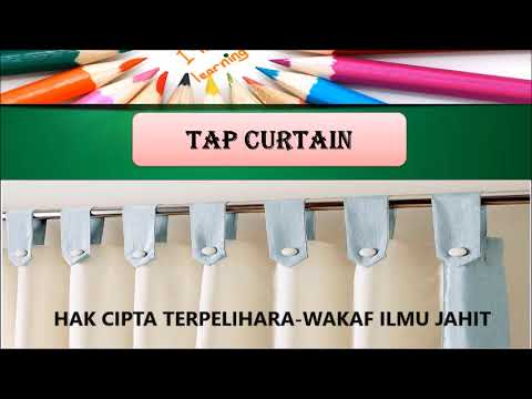 Video: Cara Menjahit Langsir Untuk Tapak Semaian