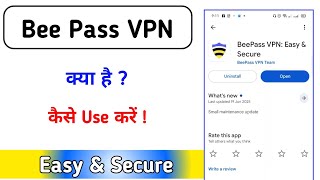 Bee Pass Vpn Easy and Secure App Kaise Use Kare !! How to Use Bee Pass Vpn App screenshot 5