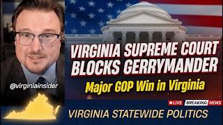 Big Republican Victory: Virginia High Court Rejects Emergency Stay on Maps