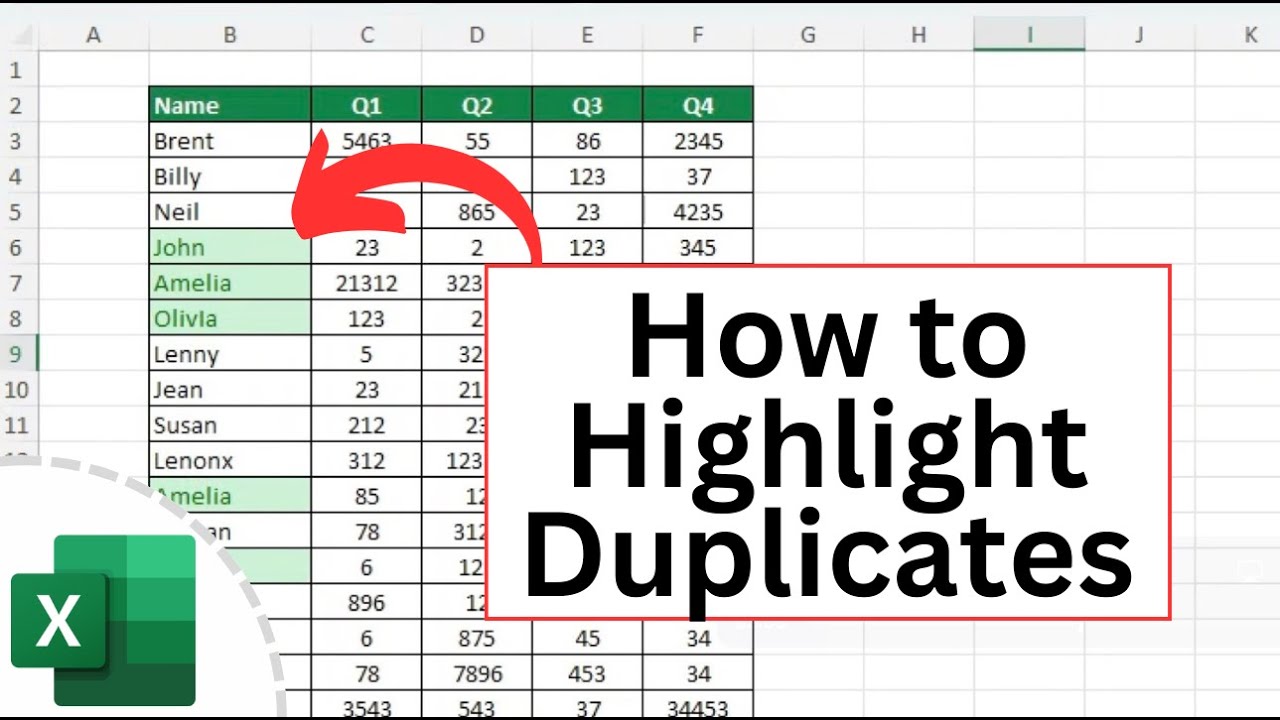 How to Highlight Duplicates in Excel (Super Easy) - YouTube