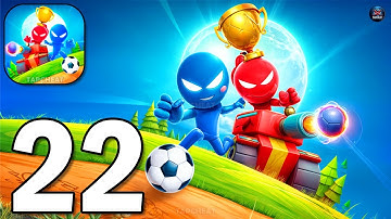 Stickman Party - Gameplay Part 22 Random MiniGames 1 2 3 4 Players Free Game Adventure New Update